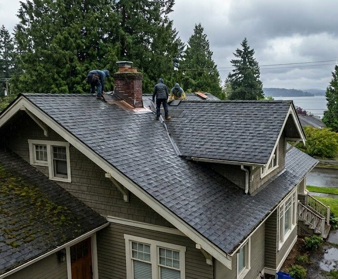 Roof repair services in Kent WA