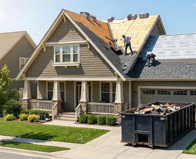 Roof replacement services in Kent WA